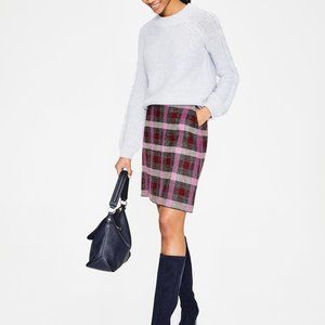 Boden Tweed Mini Skirt